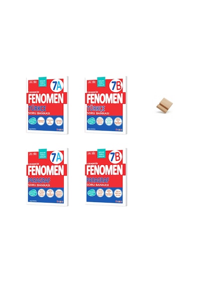 Fenomen 7. Sınıf Maarif 7a + 7b Türkçe Ve Paragraf 4lü Set Soru Bankası + Telefon Standı
