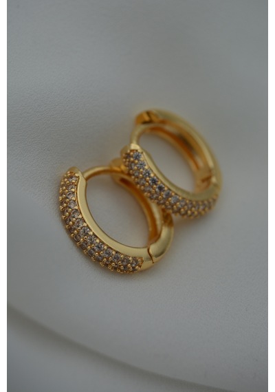 Stoneagejewellery Stoneage Zirkon Taşli Kilitli Küpe N11.88571 Çok Renkli