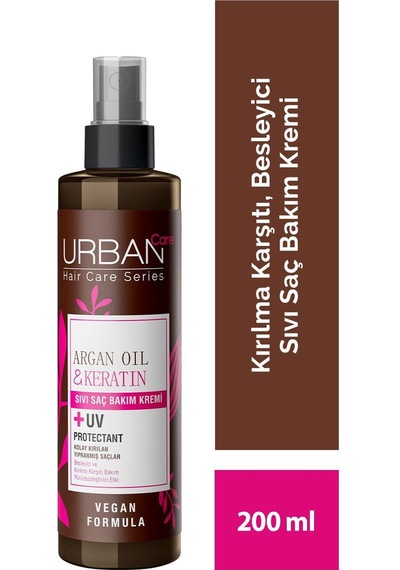 Urban Care Argan Yağı Kolay Kırılan Yıpranmış Saçlara Özel Sıvı Saç Bakım Kremi 200 ML