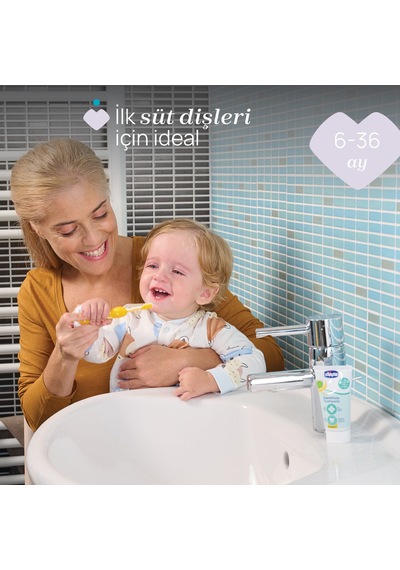 Chicco 2'li Diş Fırçası 6-36 Ay Lılac Mustard 00012082000000 Çok Renkli