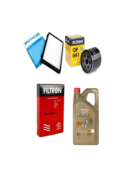 Filtron Hyundai İx35 2.0 Dizel Filtre Bakım Seti Liqui Moly Motor Yağlı 2010-2015 4 Lü