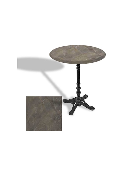 Çipa 1004 Döküm Ayak Yuvarlak Masa Çap 60cm - Werzalit, Wermodin Ve Allzalit Tabla - Halong Çok Renkli Çipa 1004 Döküm Ayak Yuvarlak Masa Çap 60cm - Werzalit, Wermodin Ve Allzalit Tabla - Halong Çok Renkli