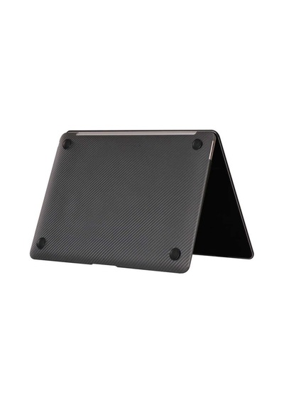Apple Uyumlu MacBook 13.3' Air 2020 A2337 MSoft Carbon Fiber Tasarımlı Kılıf