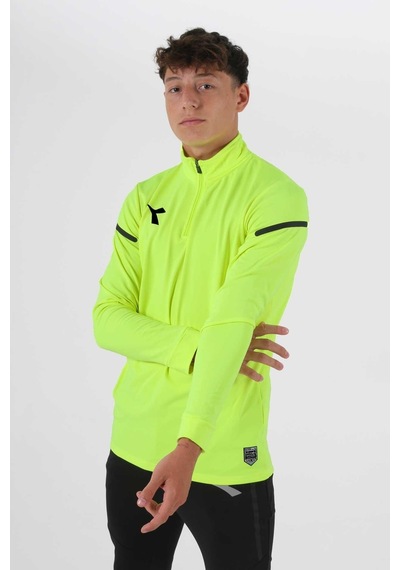 Diadora Alto Antrenman Eşofmanı Tek Üst Neon Sarı