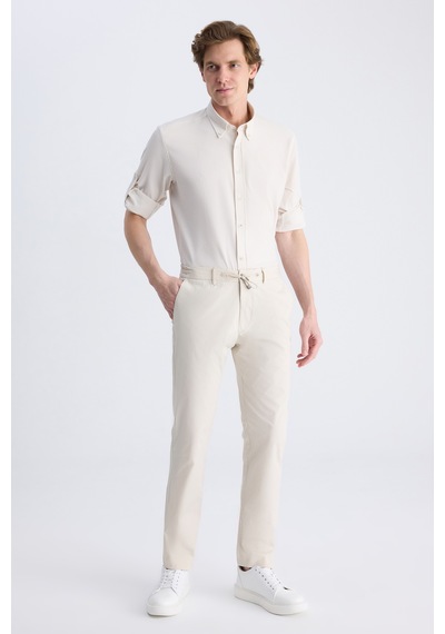 Twn Slim Fit Taş Düz Pamuklu Jogger Pantolon 4ec03s2263452 S01