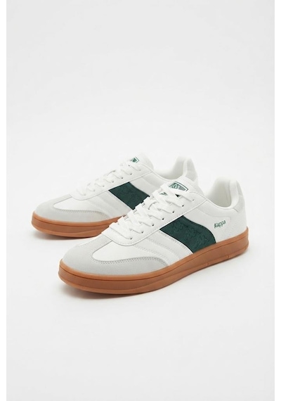 Kappa Kp-1077m Rahat Kauçuk Taban Sneaker Erkek Ayakkabı Beyaz - Yeşil