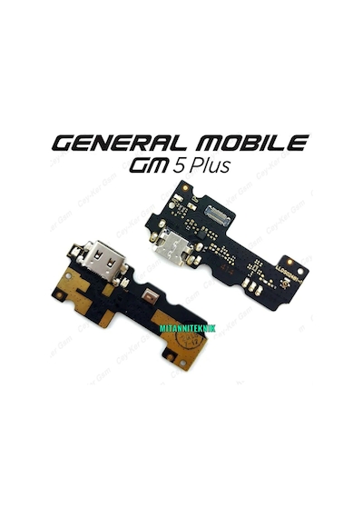 General Mobile Gm5 Plus Şarj Soketi Mikrofon Bord Serv...