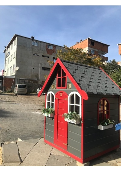 Ckmarket Ahşap Çocuk Oyun Evi