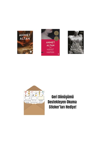Zarlar + Hayat Hanım + Ölmek Kolaydır Sevmekten + Okuma Sticker'ları