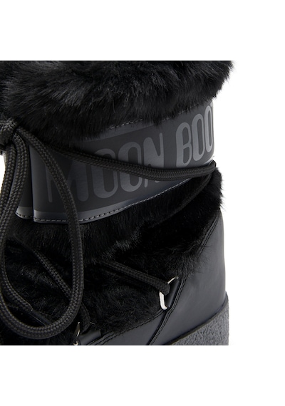 Bot Kar Kadın 80d2450130-n001 Moon Boot Ltrack Faux Fur Black Siyah