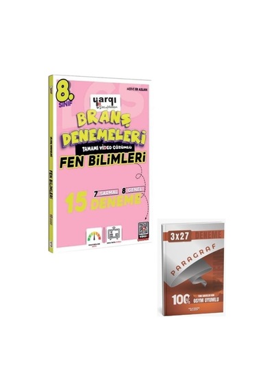 Ders Arkadaşım 2027 8. Sınıf Fen Bilimleri 15 Branş Denemeleri+ Anla Kazan Paragraf