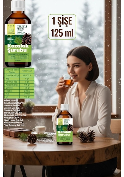 Giritli Metin Efendi Kozalak Şurubu 125 ML