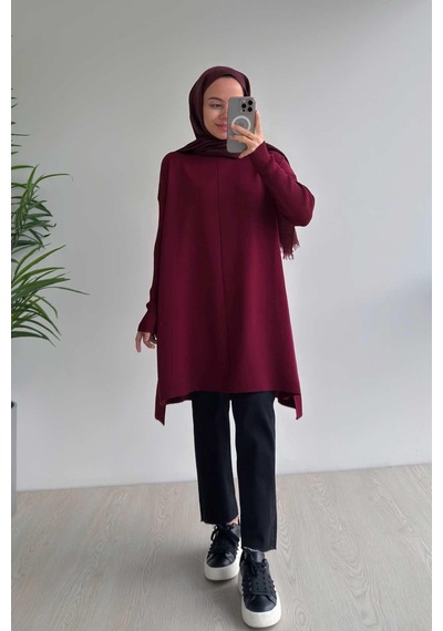 Kahijab Mira Merserize Tunik - Bordo