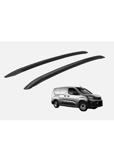 Peugeot Rifter Van 2019 Ve Sonrası Tip Oem Tavan Çıtası Siyah Renk