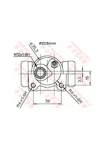 Renault 19 1988-2003 Arası 1.7, 1.4 Cat, 1.9 D, 1.4 Trw Marka Sol Abssız Fren Silindiri