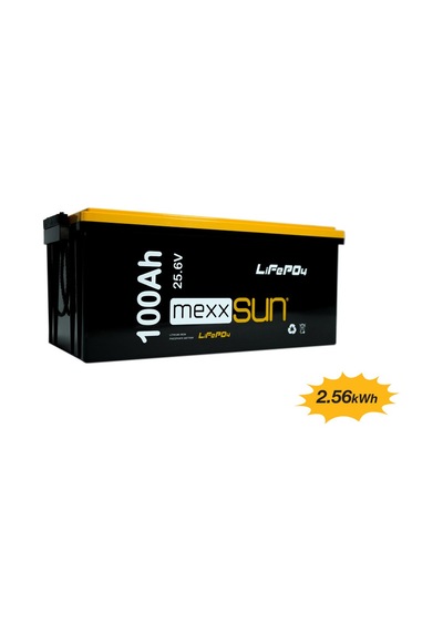 Mexxsun Lityum Akü 25,6v 100ah 100a Lifepo4 2560wh