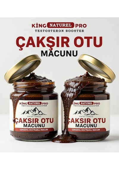 Pro King 2 X 240 Gr Pro Naturel Çakşır Otu Macunu Ballı Polenli