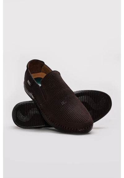 FAST STEP Hakiki Deri Erkek Casual Ayakkabı 126ma803 Kahverengi