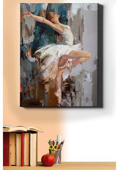 Webstyle Sayılarla Boyama Seti Kasnaklı Tutkulu Balerin 60 X 75 Cm