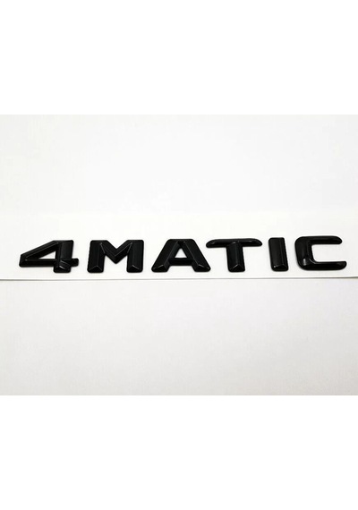 4matic Yeni Nesil Piano Black Bagaj Yazısı Üçgen Tip Arması Logosu 3m 3d Abs Mercedes 300