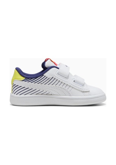 Puma 400658 01 Smash 3.0 Poised 2race Vlnf Beyaz-mavi Çocuk Spor Beyaz