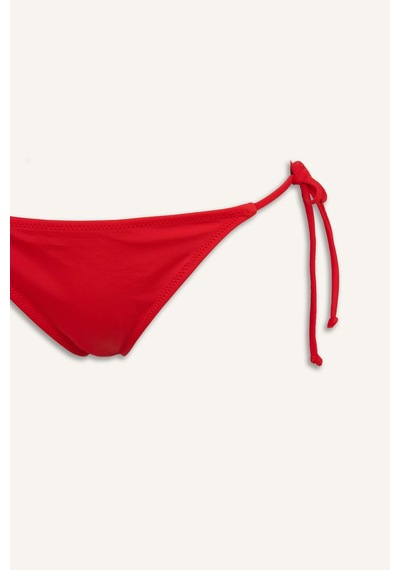Defacto Regular Fıt Bağcıklı Bikini Altı T3670az26smrd197 Kırmızı-rd197