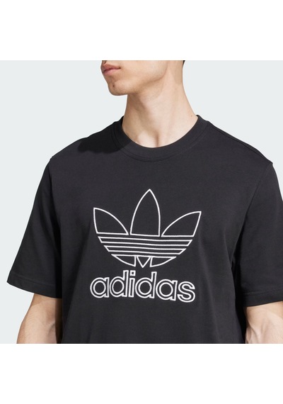 Black Adidas Erkek Günlük T-shirt Outl Tref Tee Jp1088 Siyah