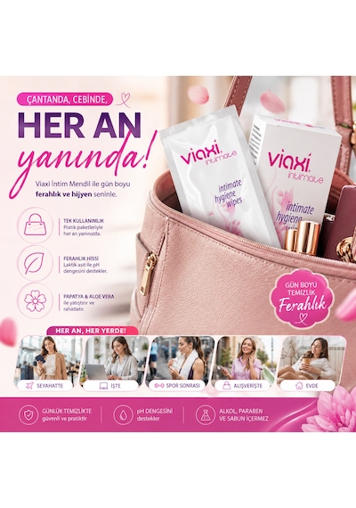 8699313000344 Vıaxı Intımate Hygıene Wıpes 10 Pcs.