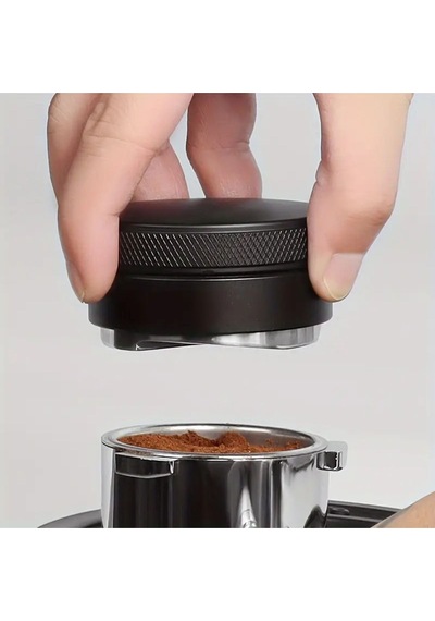 Tamper-makaron Öğütülmüş Kahve Sıkıştırıcı 58mm Tmmcrn-58 Krom
