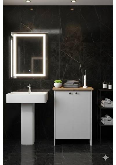 Yiğit Dolap Banyo,havlu Dolabı Beyaz