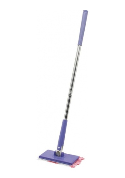 Otomatik Bez Değiştiren Mop Sap Çek Bez Bırak - Sap İt Bez Tut 360 Başlık 8x16cm - Sap: 68cm 5324 Diğer