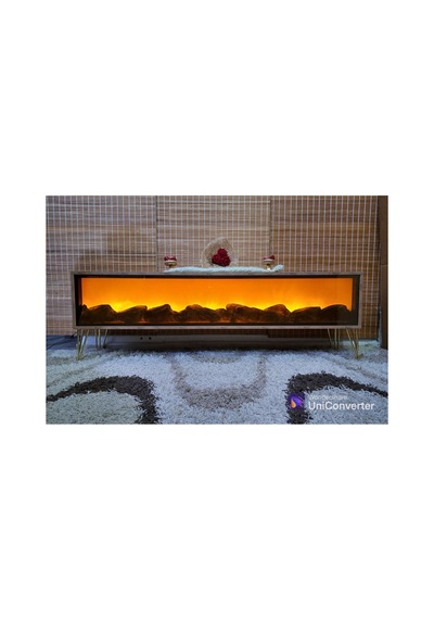 Tv Sehpası Full Şömineli Ahşap Renk Metal Ayaklı 170cm Bluetootlu Ses Sistemi 3 Farklı Yanma Mdf Ahşap Ve Gold Ahşap Ve Gold Tv Sehpası Full Şömineli Ahşap Renk Metal Ayaklı 170cm Bluetootlu Ses Sistemi 3 Farklı Yanma Mdf Ahşap Ve Gold Ahşap Ve Gold