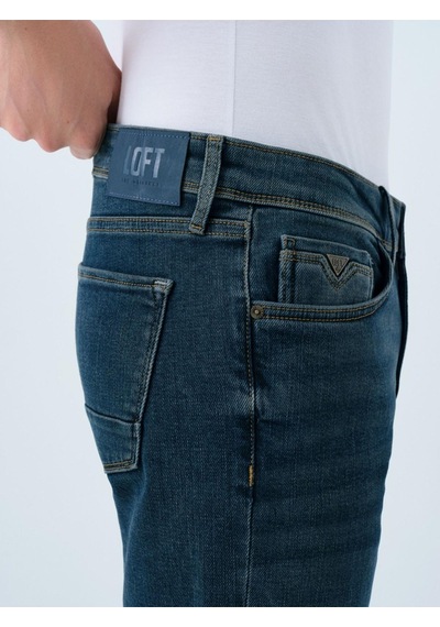Loft Lf2038394 Erkek Jean Pantolon Vıntı Wash