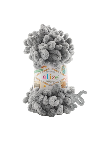 Alize 5 Adet Puffy El Örgü Ipliği 5'li Paket - 100 Gr. 9 Mt. Parmak Örgü Ipi - Şevval Tuhafiye 302