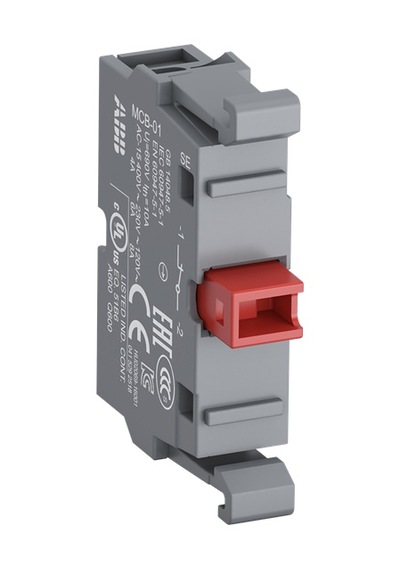 ABB MCB-01 BUTON-SINYAL LAMBASI ICIN YAR.KONTAK 1NK
