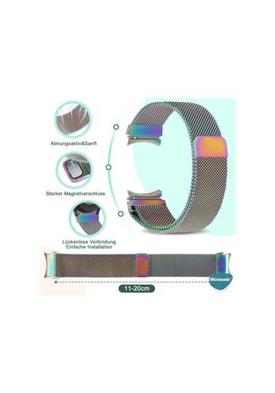 Samsung Galaxy Watch 6 Classic 47mm İçin Kordon Milano Loop Çok Renkli Galaxy Watch 6 Classic 47mm İle Uyumlu Kordon - Çok Renkli Samsung Galaxy Watch 6 Classic 47mm İçin Kordon Milano Loop Çok Renkli Galaxy Watch 6 Classic 47mm İle Uyumlu Kordon - Çok Renkli