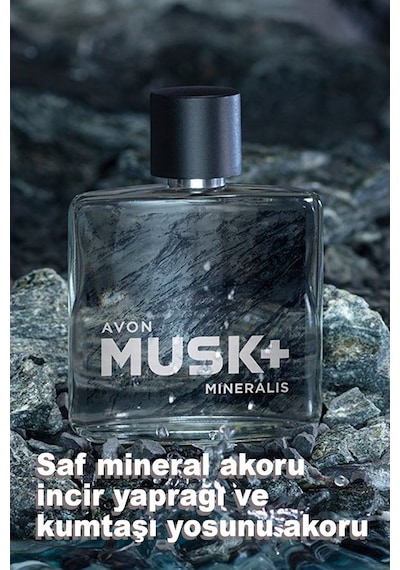 Avon Musk Instinct + Marine + Mineralis Erkek Parfüm EDT 3 x 75 ML