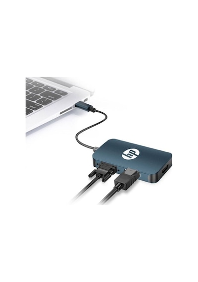 Dhc-ct200 Usb C To Hdmı+vga+dp Dönüştürücü Adaptör