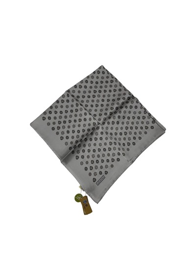 Armine İpek Eşarp 7936d Sura Nostalji - 90 X 90 / 4 Gri 4 Gri