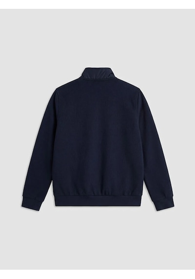 Lc Waikiki Lacivert Dik Yaka Erkek Fermuarlı Sweatshirt