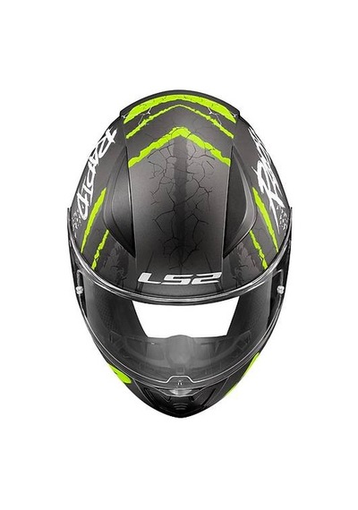 Ls2 Rapid 2 Raven Kapalı Motosiklet Kaskı Gri - Neon