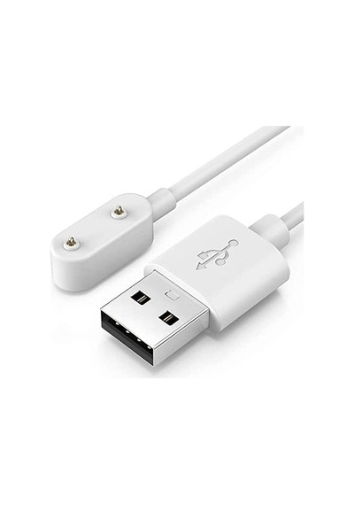 Watch Fit 2 İle Uyumlu Akıllı Saat İçin Manyetik Usb Şarj Kablosu Watch Fit 2 İle Uyumlu Kablo Beyaz