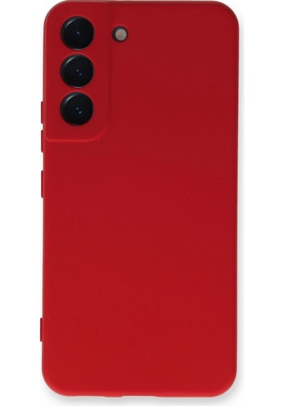 Samsung Uyumlu Galaxy S23 Plus Kılıf Nano İçi Kadife Silikon Kırmızı