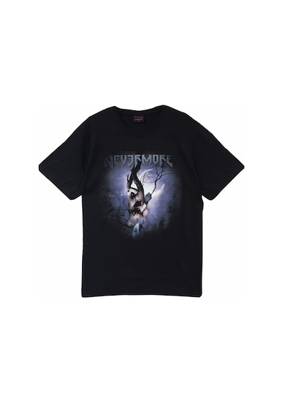 Nevermore Baskılı T-Shirt Çok Renkli