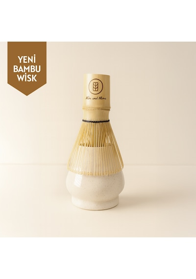 Mim And More Matcha Whisk El Yapımı Özel Bambu Köpürtücü