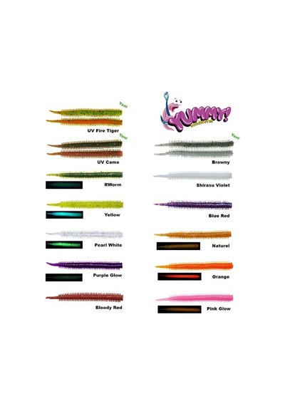 Fujın Yummy Sandworm 7Cm Lrf Silikonu (436762061)