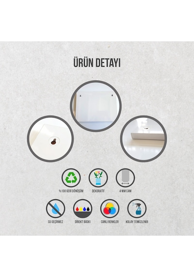 Decorita Cam Tablo Spotify Barkodlu | Pinhani - Dünyadan Uzak