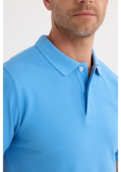Tudors Erkek Slim Fit Dar Kesim Premium Seri %100 Pamuk Yumuşak Dokulu Merserize Mavi Polo Yaka Tişört -50907 Tudors Erkek Slim Fit Dar Kesim Premium Seri %100 Pamuk Yumuşak Dokulu Merserize Mavi Polo Yaka Tişört -50907