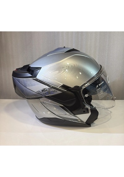 Kask Shark Oxo Speed-tech Çene Açılır Gümüş Siyah/gümüş