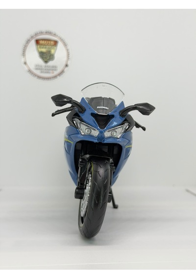 Kawasaki Ninja Zx-6r 1:12 Lacivert Diecast Motosiklet Model
